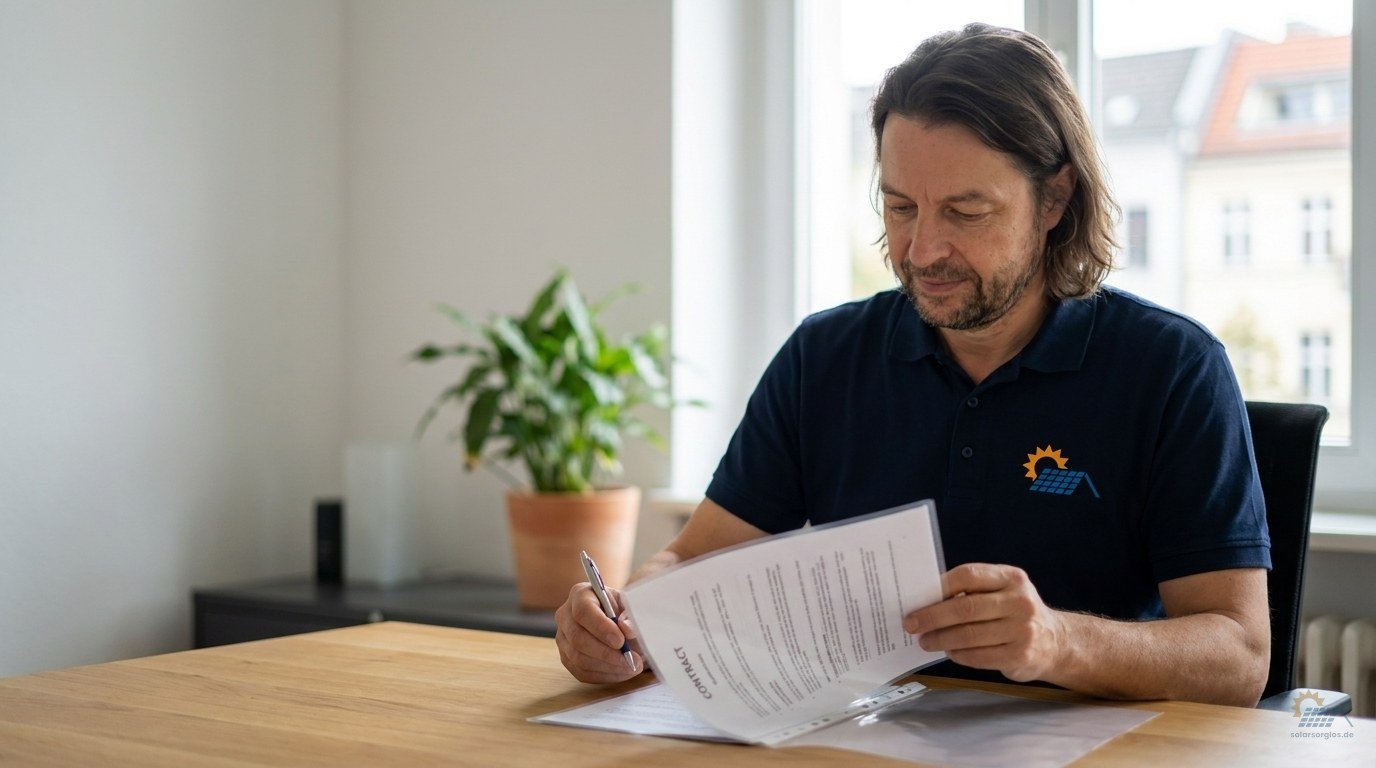 KI-generiert: Wartungsvertrag für die Solaranlage: Was wirklich drinstehen sollte, solarsorglos.de