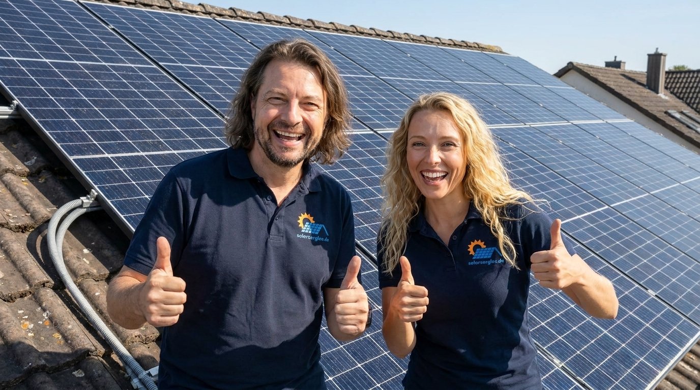 Erfolgreich geförderte und installierte Solaranlage